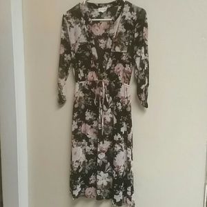 Siren Lily maternity floral dress